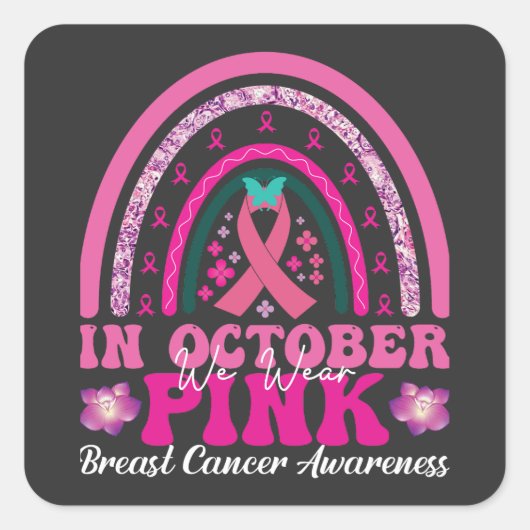 In October we wear pink スクエアシール (正面)