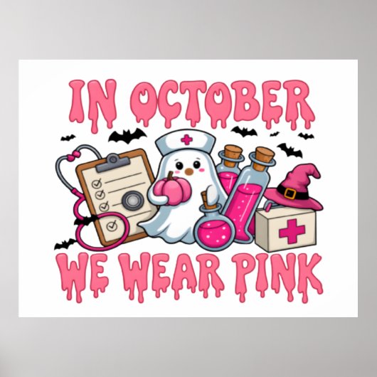 In October, We Wear Pink 2025 — Join the Movement  ポスター (正面)