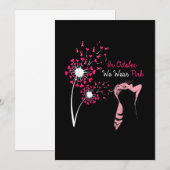 In October We Wear Pink Cat Halloween Warriors Bre セーブザデート (正面/裏面)