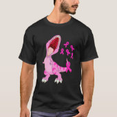 In October We Wear Pink Dinosaur Trex Dino Kid Boy Tシャツ (正面)