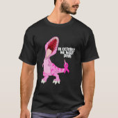 In October We Wear Pink Dinosaur Trex Dino Kid Boy Tシャツ (正面)