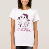 In October We Wear Pink Ghost Tシャツ (正面)