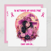 In October We Wear Pink Witch Fundraiser Event (正面/裏面)