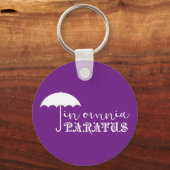 In Omnia Paratus Keychain キーホルダー (正面)