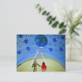 ...In Other Words...art by Jutta Gabriel... ポストカード (スタンド正面)