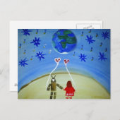 ...In Other Words...art by Jutta Gabriel... ポストカード (正面/裏面)