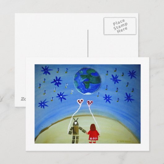 ...In Other Words...art by Jutta Gabriel... ポストカード (正面/裏面)