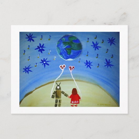 ...In Other Words...art by Jutta Gabriel... ポストカード (正面)