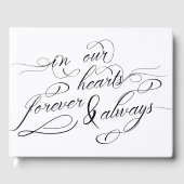 In Ourハートフォトメモリアル ゲストブック (正面)