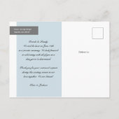 In Pen Elopement/結婚s Photo 案内ポストカード (裏面)