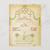 In Powder and Crinoline, Kay Nielsenのタイトルページ ポストカード (正面)