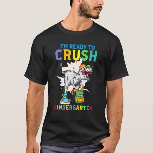 In Ready to Crush Nursery Dinosaur Back to School Tシャツ (正面)