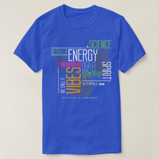 In Science  Tシャツ (デザイン正面)