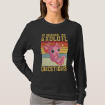 In Science We Axolotl質問AxolotlレトロVint Tシャツ<br><div class="desc">科学で我々Axolotl質問Axolotlレトロヴィンテージ.</div>