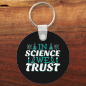 In Science We Trust引用文-先生 キーホルダー (正面)