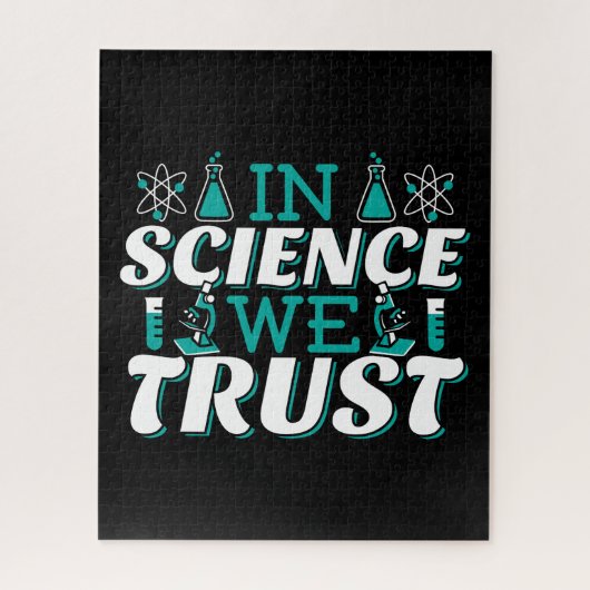 In Science We Trust引用文-先生 ジグソーパズル (縦)