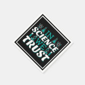 In Science We Trust引用文-先生 スタンダードカクテルナプキン (角)
