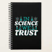 In Science We Trust引用文-先生 プランナー手帳 (正面)