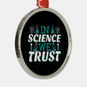 In Science We Trust引用文-先生 メタルオーナメント (右)