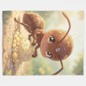 In Search of Blossom Gold フリースブランケット (正面(横))