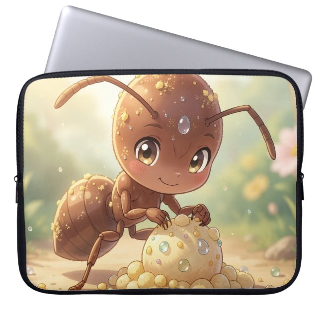 In Search of Blossom Gold ラップトップスリーブ (正面)