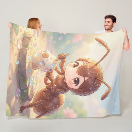 In Search of Blossom Gold.1 フリースブランケット