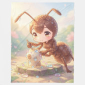 In Search of Blossom Gold.1 フリースブランケット (正面)