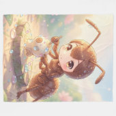 In Search of Blossom Gold.1 フリースブランケット (正面(横))