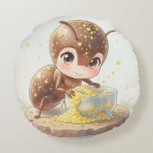In Search of Blossom Gold.6 ラウンドクッション (裏面)