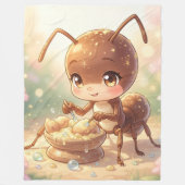 In Search of Blossom Gold.9 フリースブランケット (正面)