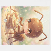 In Search of Blossom Gold.9 フリースブランケット (正面(横))