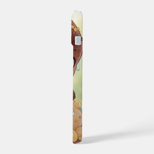 In Search of Blossom Gold iPhone 15ケース (左側面)
