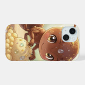 In Search of Blossom Gold iPhone 15ケース (裏面横)
