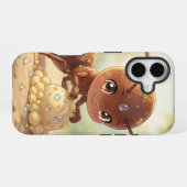 In Search of Blossom Gold iPhone 16ケース (裏面横)