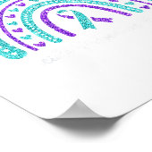 In Sep Wear Teal And Purple Suicide Prevention Awa ポスター (角)