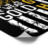 In September We Wear Gold Usa Childhood Cancer Awa ポスター (角)