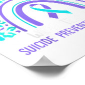 In September We Wear Teal &amp; Purple Rainbow Sui ポスター (角)