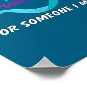 In September We Wear Teal And Purple Suicide Preve ポスター (角)