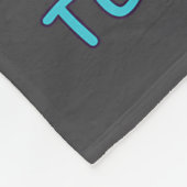 In September We Wear Teal Purple Ribbon Suicide Pr フリースブランケット (角)