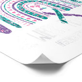 In September We Wear Teal Purple Ribbon Suicide Pr ポスター (角)