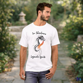 In Shadows, Legends Ignite – 神秘的なドラゴン Tシャツ