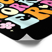 In social worker era cute social worker graduation ポスター (角)