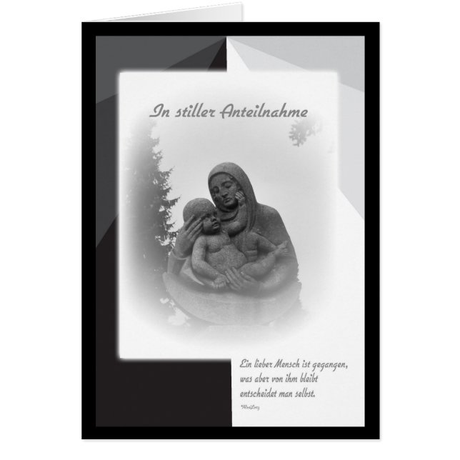 In stiller Anteilnahme (正面)