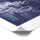 In Stock vintage art poster ポスター (角)