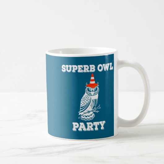 In Superb Owl Party What Shadows コーヒーマグカップ (右)