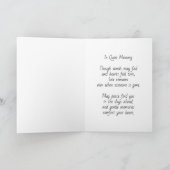 In Sympathy | Grief and Loss Poem カード (内部)