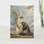 In Sympathy Grief Poem | Angel Watching Over You カード (正面)