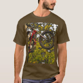 In the Air - Dirt Bike Race Tシャツ (正面)
