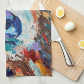 In the Bear's Gaze kitchen towel キッチンタオル (四つ折り)