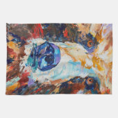 In the Bear's Gaze kitchen towel キッチンタオル (横)